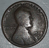 1916 United States of America One Cent Metal Coin