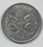 1981 Australia Queen Elizabeth II 5 Cents Metal Coin
