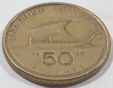 1986 Greece Drachma 50 Apaxmai Metal Coin