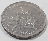 1960 France Liberte Egalite Frateranite Republique Francaise 1 Franc Metal Coin
