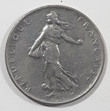 1960 France Liberte Egalite Frateranite Republique Francaise 1 Franc Metal Coin