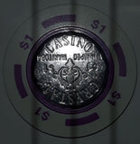 Crystal Casino Winnipeg Manitoba $1 Metal Coin Token Poker Chip