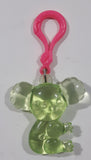 Green Translucent Koala Bear Plastic Clip