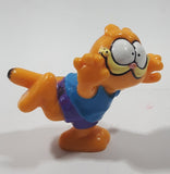 1989 McDonald's Garfield Scooter Rider 2" Tall PVC Toy Figure