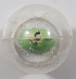 Disney Tiana 3 1/4" Tall Plastic Push Button Snow Globe Candy Toy