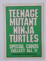 1990 O-Pee-Chee Teenage Mutant Ninja Turtles Special Cards Individual 1-11