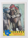 1990 O-Pee-Chee Limited Edition Series Teenage Mutant Ninja Turtles Trading Cards Individual 76-100
