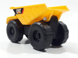 CAT Caterpillar Dump Truck Yellow Plastic Die Cast Toy Car Vehicle