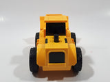Front End Loader Yellow Plastic Pull Back Die Cast Toy Car Vehicle