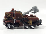 1994 Hot Wheels Road Wars King Wrex Brown Plastic Die Cast Toy Car Vehicle