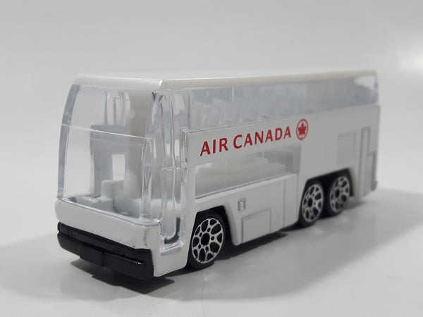 RealToy Air Canada Shuttle Double Decker 73 White Die Cast Toy Car Vehicle