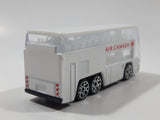 RealToy Air Canada Shuttle Double Decker 73 White Die Cast Toy Car Vehicle