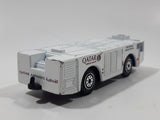 Rare RealToy Qatar Airways Airport Ground Support Airplane Towing Vehicle White Die Cast Toy Car Vehicle