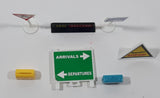 RealToy Airport Signs and Luggage Mixed Toy Lot