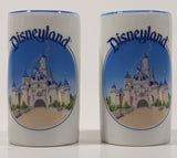 Vintage Disney Disneyland 2 1/2" Tall Porcelain Salt and Pepper Shaker Set No Plugs
