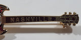 Hard Rock Cafe Nashville Black Cowboy Boot Red Gibson Guitar Shaped 2 1/4" Long Enamel Metal Pin