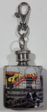 2007 CBS Studios Cheers Boston Television Show Miniature Pocket Flask Key Chain Clip