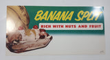 Vintage Banana Split Rich With Nuts And Fruit Store Window Advertisement