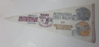1986 CFL 74th Grey Cup Championship Vancouver Hamilton Tiger Cats vs. Edmonton Eskimos Team Full Size 30" Long Felt Pennant