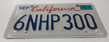 2012 California Metal Vehicle License Plate Tag 6NHP 300