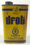 Rare Vintage Drew Chemical Ameroid Dfot Diesel Fuel Oil Treatment 500ml 6 1/4" Metal Canister Full Never Opened Ajax Ontario