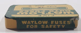 Vintage Watlow Auto Fuses 1A 5 Amp Small Tin with 5 New Fuses