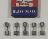 Vintage ACME For Accuracy Glass Fuses 1 AG-6 Amp Small Box with 5 New Fuses
