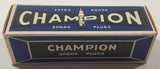 Vintage Champion Extra Range Spark Plugs Guaranteed Dependable J-12 Formerly J-4 14 MM 13/16" Hex Spark Plug In Box
