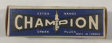 Vintage Champion Extra Range Spark Plugs Guaranteed Dependable J-12 Formerly J-4 14 MM 13/16" Hex Spark Plug In Box