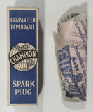 Vintage Champion Extra Range Spark Plugs Guaranteed Dependable J-12 Formerly J-4 14 MM 13/16" Hex Spark Plug In Box