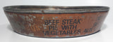 Vintage Smedler's Beef Steak Pie With Vegetables 6" Tin Metal Container
