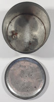 Antique Huntley and Palmers Balmoral Biscuits 1937 Coronation King George VI Queen Elizabeth The Queen Mother Tall Tin Metal Container