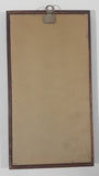 Rare Vintage Hello Lover Heart with Arrow Through It 4 3/4" x 8 3/4" Wood Framed Mirror