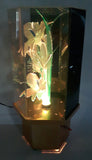 Rare Version Vintage Fiber Optics Flower Light 13 3/4" Tall