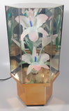 Rare Version Vintage Fiber Optics Flower Light 13 3/4" Tall