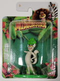 2018 Mattel Micro Collection DreamWorks Madagascar King Julien Lemur 2 1/4" Tall Toy Figure New in Package