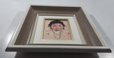 Vintage 1960s Dorothy M. Oxborough First Nations Native Child 12 1/2" x 14 1/2" Framed Painting Litho Print
