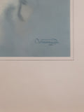 Vintage 1960s Dorothy M. Oxborough First Nations Native Child 12 1/2" x 14 1/2" Framed Pastel Print