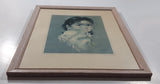 Vintage 1960s Dorothy M. Oxborough First Nations Native Child 12 1/2" x 14 1/2" Framed Pastel Print