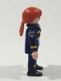 1997 Geobra Playmobil Woman Police Officer 2 7/8" Tall Toy Figure