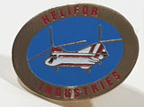 Rare Helifor Industries Enamel Metal Lapel Pin
