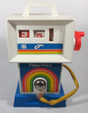 Vintage 1983 Quaker Oats Fisher Price No. 984 Gas Pump 13" Tall Plastic Toy