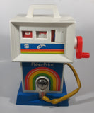 Vintage 1983 Quaker Oats Fisher Price No. 984 Gas Pump 13" Tall Plastic Toy