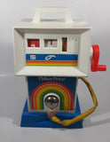 Vintage 1983 Quaker Oats Fisher Price No. 984 Gas Pump 13" Tall Plastic Toy