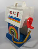 Vintage 1983 Quaker Oats Fisher Price No. 984 Gas Pump 13" Tall Plastic Toy