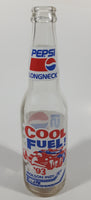 Vintage Pepsi Cola Long Neck '93 Molson Indy Vancouver A1 Pacific Place  Cool Fuel 9" Tall 355mL Clear Glass Bottle