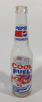 Vintage Pepsi Cola Long Neck '93 Molson Indy Vancouver A1 Pacific Place  Cool Fuel 9" Tall 355mL Clear Glass Bottle