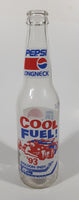 Vintage Pepsi Cola Long Neck '93 Molson Indy Vancouver A1 Pacific Place  Cool Fuel 9" Tall 355mL Clear Glass Bottle