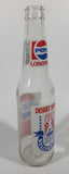 Vintage Pepsi Cola Long Neck Desert Storm July 4 1991 Welcome Home 9" Tall 12 Fl Oz 354mL Clear Glass Bottle