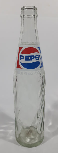 Vintage 1975 Pepsi Cola 10.6 oz fl 300mL English & French Glass Pepsi Bottle